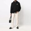 Off-White Men’ s FW21 Logo Pullover Loose Fit Black