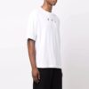 Off-White Men’ s FW21 Logo Round Neck Cotton Short Sleeve Loose Fit White T-Shirt