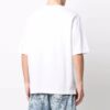 Off-White Men’ s FW21 Logo Round Neck Short Sleeve Loose Fit White T-Shirt