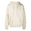 Off-White Men’ s FW21 Logo Rubber Arrow Pullover Loose Fit Beige