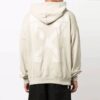 Off-White Men’ s FW21 Logo Rubber Arrow Pullover Loose Fit Beige
