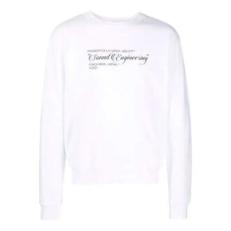 Off-White Men’ s FW21 Painting Pattern Round Neck Pullover Slim Fit White Off-White Men’ s FW21 Painting Pattern Round Neck Pullover Slim Fit White