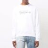 Off-White Men’ s FW21 Painting Pattern Round Neck Pullover Slim Fit White