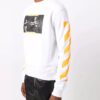 Off-White Men’ s FW21 Painting Round Neck Ordinary Version White