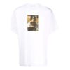 Off-White Men’ s FW21 Pattern Printing Round Neck Short Sleeve White T-Shirt
