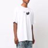 Off-White Men’ s FW21 Round Neck Arrow Pattern Printing Short Sleeve Loose Fit White T-Shirt