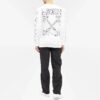 Off-White Men’ s FW21 Rubber Strap Long Sleeves Slim Fit White T-Shirt