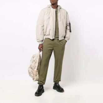 Off-White Men’ s FW21 Solid Color Bundle Feet Sports Pants/Trousers/Joggers Loose Fit Green Off-White Men’ s FW21 Solid Color Bundle Feet Sports Pants/Trousers/Joggers Loose Fit Green