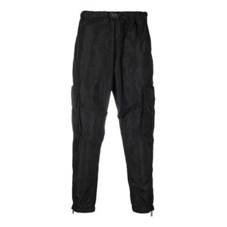 Off-White Men’ s FW21 Solid Color Cargo Functional Casual Pants/Trousers Black Off-White Men’ s FW21 Solid Color Cargo Functional Casual Pants/Trousers Black