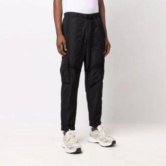Off-White Men’ s FW21 Solid Color Cargo Functional Casual Pants/Trousers Black Off-White Men’ s FW21 Solid Color Cargo Functional Casual Pants/Trousers Black