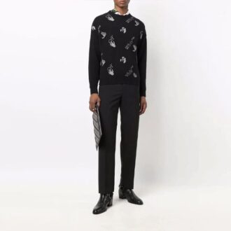 Off-White Men’ s FW21 Solid Color Casual Long Pants/Trousers Black Off-White Men’ s FW21 Solid Color Casual Long Pants/Trousers Black