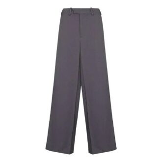 Off-White Men’ s FW21 Solid Color Straight Suit Casual Long Pants/Trousers Loose Fit Gray Off-White Men’ s FW21 Solid Color Straight Suit Casual Long Pants/Trousers Loose Fit Gray