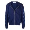 Off-White Men’ s FW21 Stripe Zipper Ordinary Version Blue