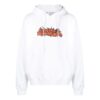 Off-White Men’ s FW22 Alphabet Logo Printing Drawstring Loose Fit White