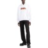 Off-White Men’ s FW22 Alphabet Logo Printing Drawstring Loose Fit White