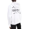 Off-White Men’ s FW22 Alphabet Logo Printing Drawstring Loose Fit White