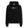 Off-White Men’ s FW22 Alphabet Logo Printing Hooded Long Sleeves Loose Fit Black