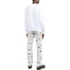 Off-White Men’ s FW22 Alphabet Printing Pullover Round Neck Long Sleeves Version White