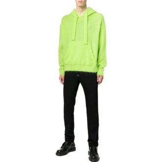 Off-White Men’ s FW22 Arrow Logo Printing Loose Fit Green Yellow Off-White Men’ s FW22 Arrow Logo Printing Loose Fit Green Yellow