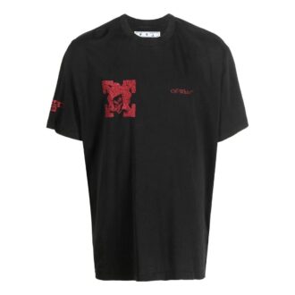 Off-White Men’ s FW22 Arrow Round Neck Short Sleeve Black T-Shirt Off-White Men’ s FW22 Arrow Round Neck Short Sleeve Black T-Shirt