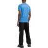 Off-White Men’ s FW22 Back Large Logo Printing Round Neck Short Sleeve Blue T-Shirt