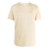 Off-White Men’ s FW22 Back Stripe Printing Round Neck Short Sleeve Ordinary Version Light Brown T-Shirt