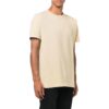 Off-White Men’ s FW22 Back Stripe Printing Round Neck Short Sleeve Ordinary Version Light Brown T-Shirt
