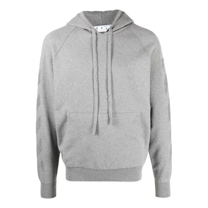 Off-White Men’ s FW22 Casual Pattern Printing Gray