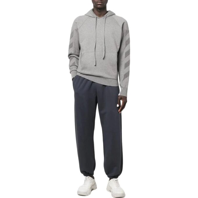 Off-White Men’ s FW22 Casual Pattern Printing Gray