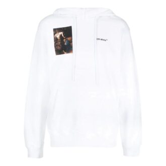 Off-White Men’ s FW22 Character Pattern Printing Loose Fit White Off-White Men’ s FW22 Character Pattern Printing Loose Fit White