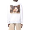 Off-White Men’ s FW22 Character Pattern Printing Loose Fit White