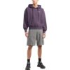 Off-White Men’ s FW22 Character Pattern Slogan Printing Purple