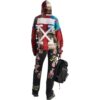 Off-White Men’ s FW22 Colorblock Hooded Knit Long Sleeves Wool Sweater