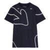 Off-White Men’ s FW22 Logo Arrow Pattern Printing Short Sleeve Slim Fit Black T-Shirt