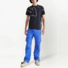 Off-White Men’ s FW22 Logo Arrow Pattern Printing Short Sleeve Slim Fit Black T-Shirt