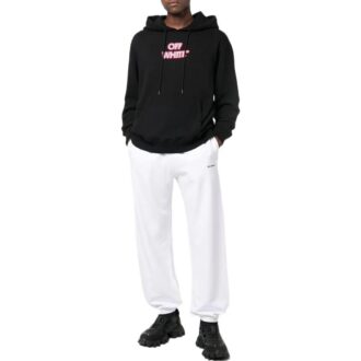 Off-White Men’ s FW22 Logo Printing Bundle Feet Sports Pants/Trousers/Joggers Version White Off-White Men’ s FW22 Logo Printing Bundle Feet Sports Pants/Trousers/Joggers Version White