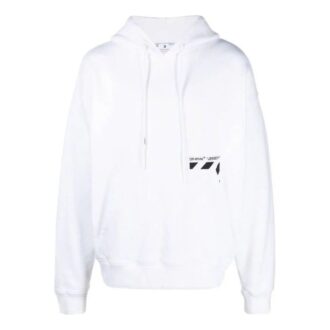 Off-White Men’ s FW22 Logo Printing Long Sleeves Pullover Loose Fit White Off-White Men’ s FW22 Logo Printing Long Sleeves Pullover Loose Fit White