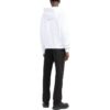 Off-White Men’ s FW22 Logo Printing Long Sleeves Pullover Loose Fit White
