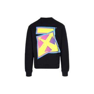 Off-White Men’ s FW22 Logo Printing Round Neck Hoodless Long Sleeves Black Off-White Men’ s FW22 Logo Printing Round Neck Hoodless Long Sleeves Black