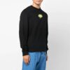 Off-White Men’ s FW22 Logo Printing Round Neck Hoodless Long Sleeves Black