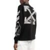 Off-White Men’ s FW22 Logo Printing Round Neck Long Sleeves Black T-Shirt