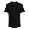 Off-White Men’ s FW22 Logo Printing Round Neck Pullover Short Sleeve Black T-Shirt