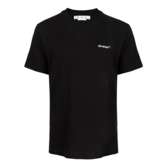 Off-White Men’ s FW22 Logo Printing Round Neck Pullover Short Sleeve Black T-Shirt Off-White Men’ s FW22 Logo Printing Round Neck Pullover Short Sleeve Black T-Shirt