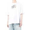 Off-White Men’ s FW22 Logo Printing Round Neck Pullover Short Sleeve Loose Fit White T-Shirt