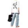 Off-White Men’ s FW22 Logo Printing Round Neck Pullover Short Sleeve Loose Fit White T-Shirt
