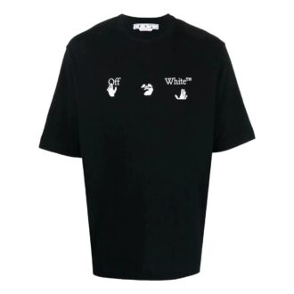 Off-White Men’ s FW22 Logo Printing Round Neck Short Sleeve Black T-Shirt Off-White Men’ s FW22 Logo Printing Round Neck Short Sleeve Black T-Shirt