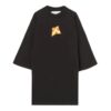 Off-White Men’ s FW22 Logo Printing Round Neck Short Sleeve Loose Fit Black T-Shirt
