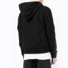 Off-White Men’ s FW22 Logo Printing Zipper Hooded Long Sleeves Version Black