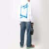 Off-White Men’ s FW22 Pattern Hooded Long Sleeves Version White