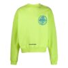 Off-White Men’ s FW22 Pattern Printing Pullover Long Sleeves Version Green